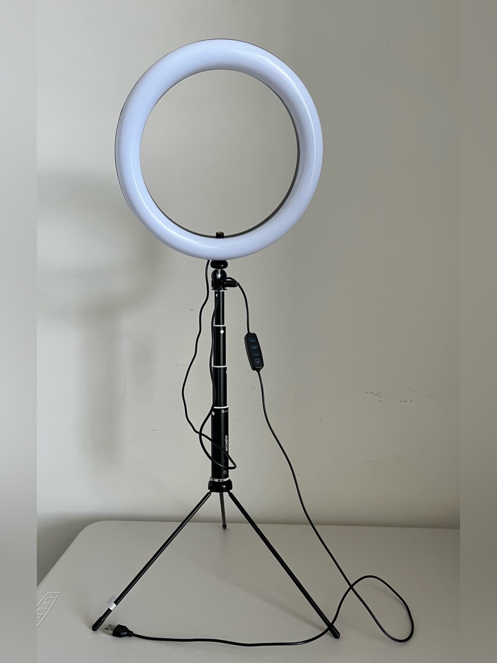 LED Ring Light with Adjustable Tripod Stand & Phone Holder